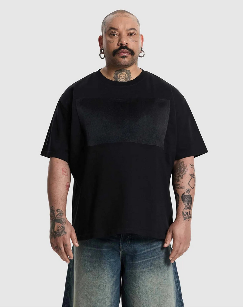 Chest Toning Essential Tee  -  Black