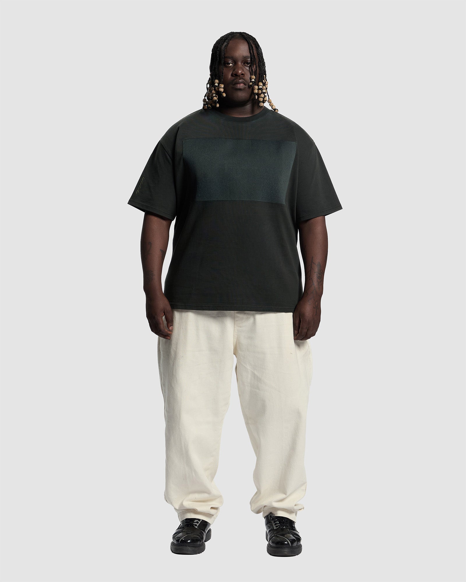 Chest Toning Basic Tee  -  Dark Green