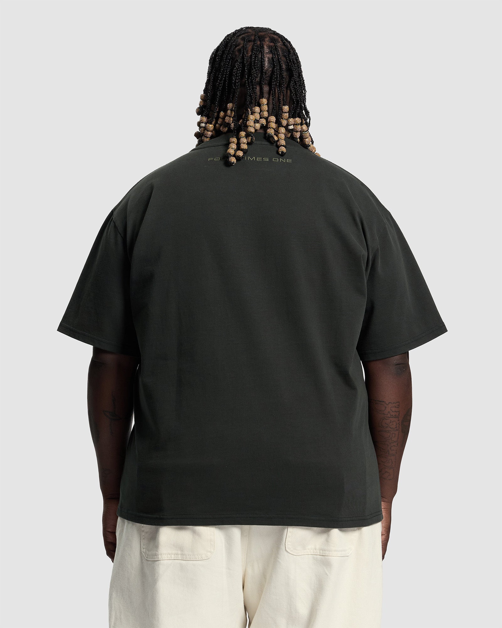 Chest Toning Basic Tee  -  Dark Green