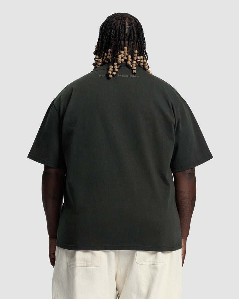 Chest Toning Essential Tee  -  Dark Green