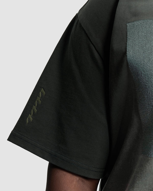 Chest Toning Basic Tee  -  Dark Green