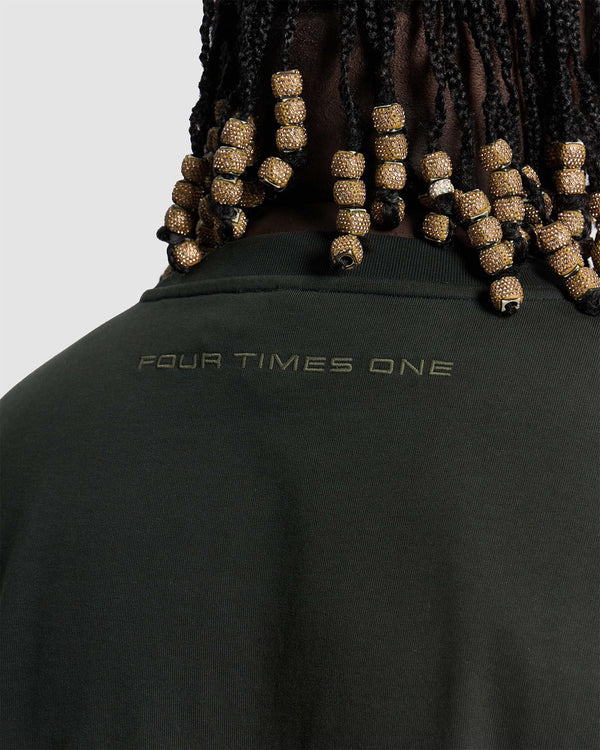 Chest Toning Basic Tee  -  Dark Green