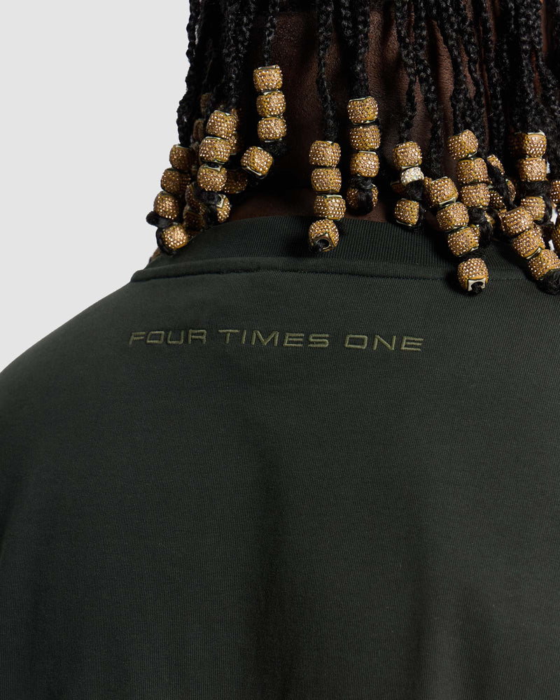 Chest Toning Essential Tee  -  Dark Green