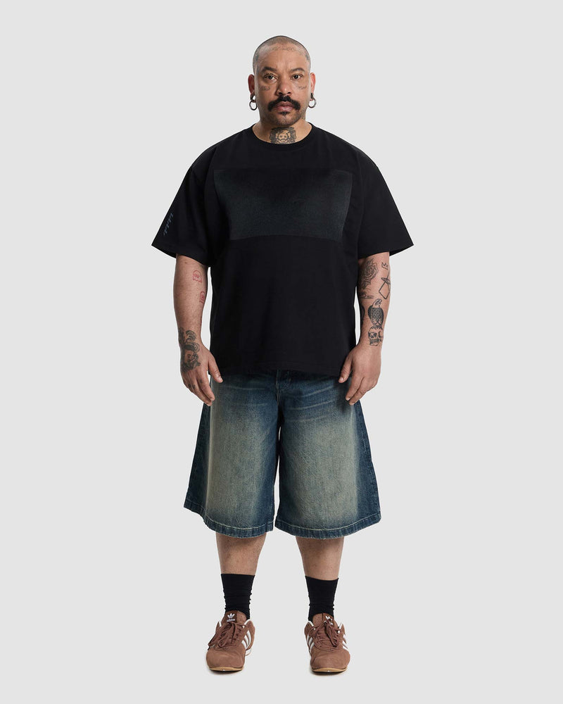 Chest Toning Essential Tee  -  Black