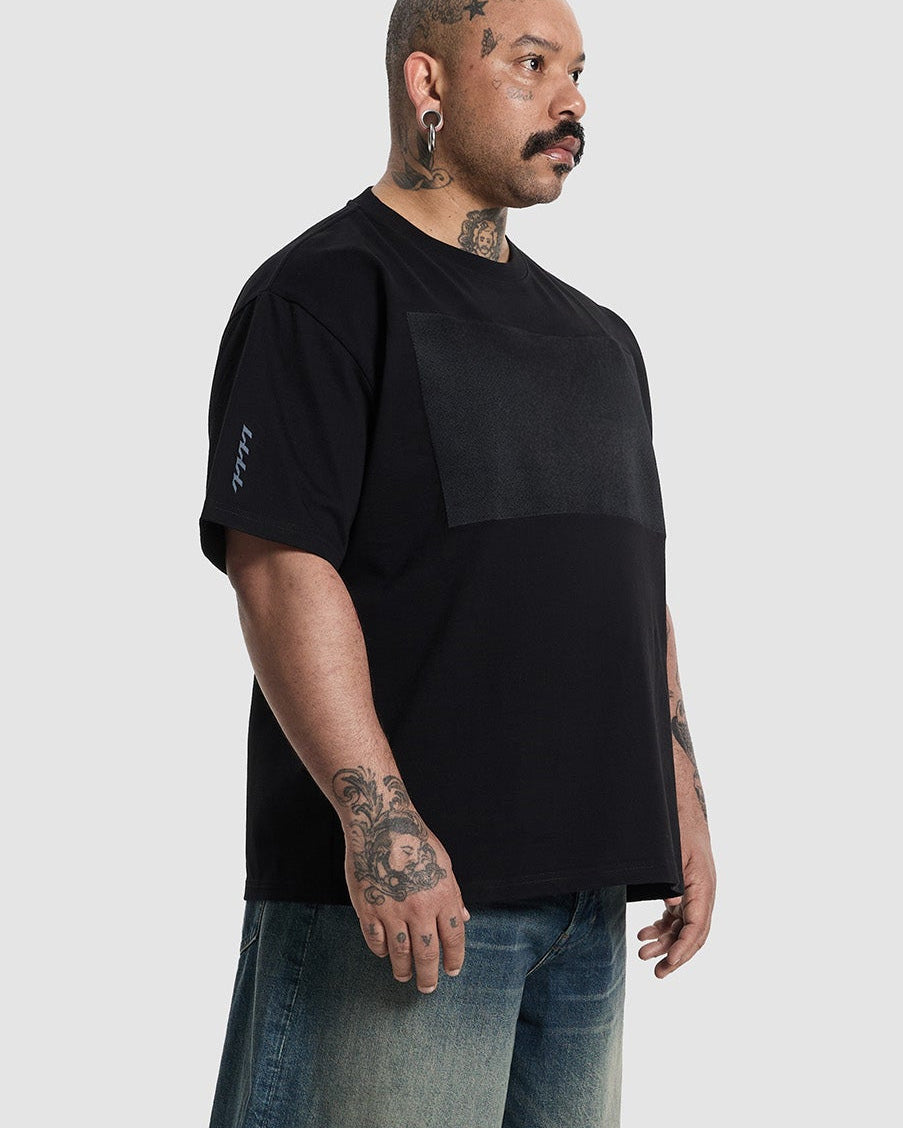 Chest Toning Basic Tee  -  Black