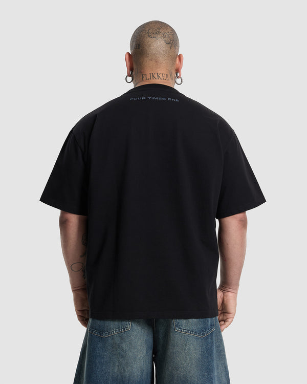 Chest Toning Basic Tee  -  Black