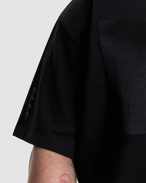 Chest Toning Basic Tee  -  Black