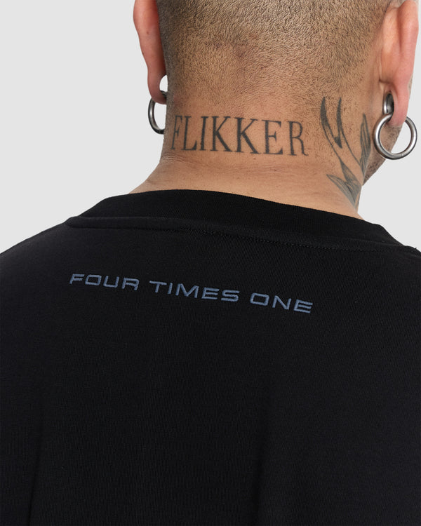 Chest Toning Basic Tee  -  Black