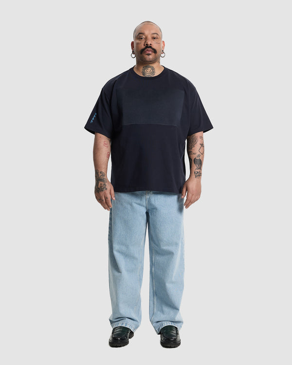 Chest Toning Basic Tee  -  Dark Navy