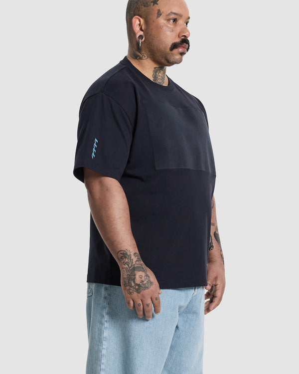 Chest Toning Basic Tee  -  Dark Navy