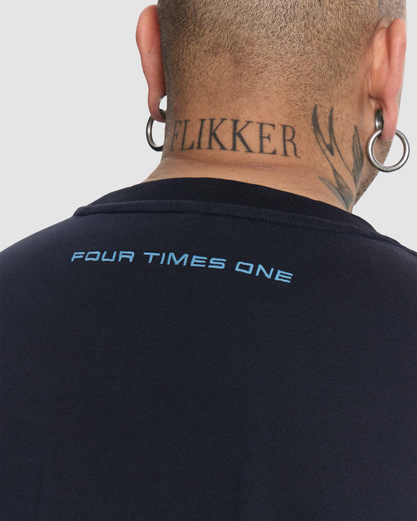 Chest Toning Basic Tee  -  Dark Navy