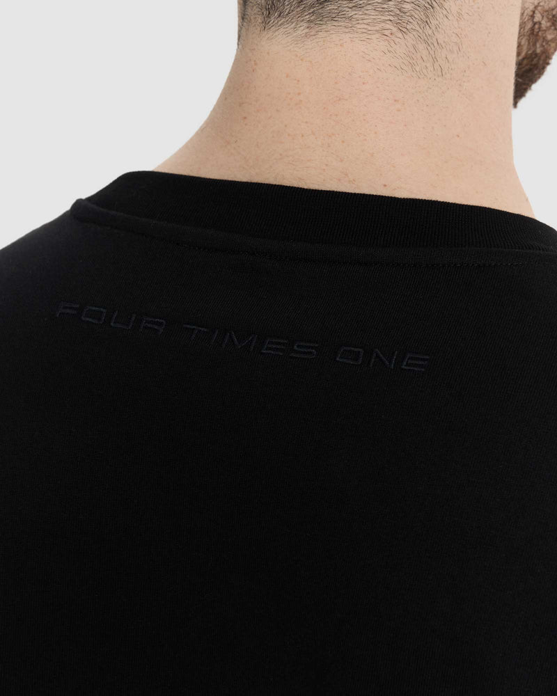 Torso Toning Gothic Tee  -  Black