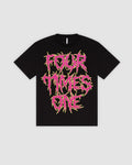 Torso Toning Gothic Tee  -  Black